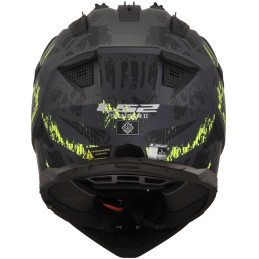 CASCO LS2 PIONEER II CRAZY NERO E GIALLO