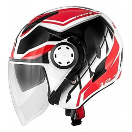 CASCO GIVI 12.3 ROSSO, NERO E BIANCO