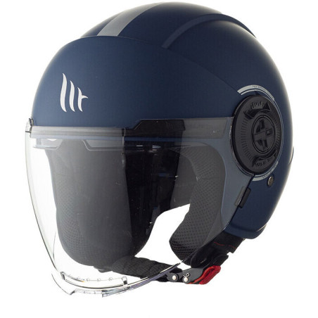 CASCO MT HELMETS VIALE SV BLU OPACO