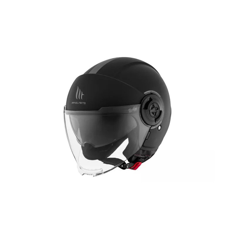 CASCO MT HELMETS VIALE SV NERO OPACO